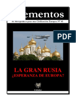 Elementos #45. Rusia