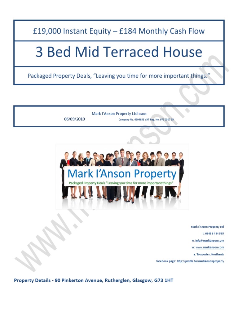 Pinkerton Avenue Investment Brochure MIP Download Free PDF Money