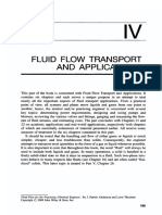 Fluid Flow Transport and Applications
