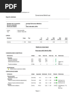 Reporte de RAM Connection Standalone V8i