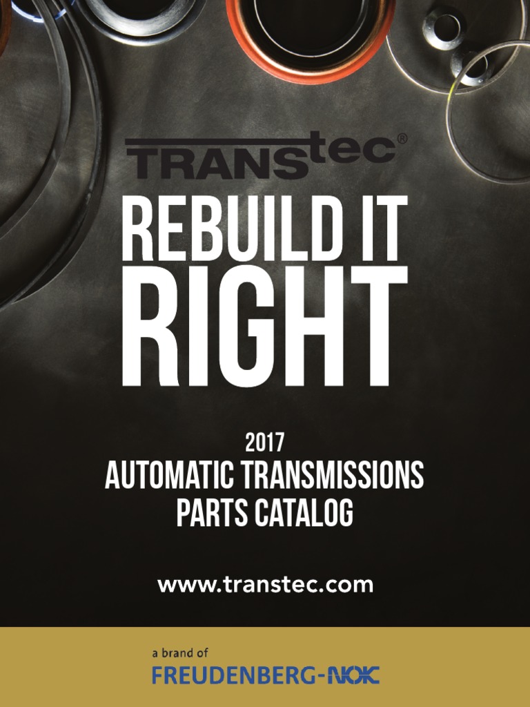 TransTec Automatic Transmission Parts Catalog 101917 Clutch Pump