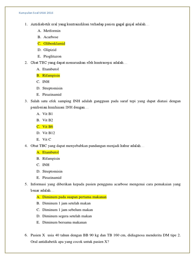 Kumpulan Soal Ukai 1