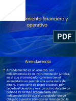 Arrendamiento Financiero y Operativo