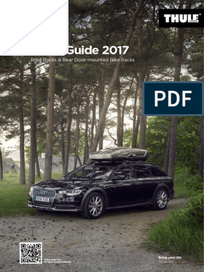 Thule Guide 2017 | PDF | Road Vehicles | Sedans