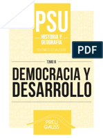 Historia y Geografía 3 2016 - Democracia y Desarrollo