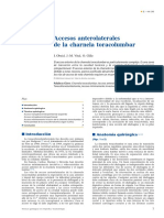 03 - Accesos Anterolaterales de La Charnela Toracolumbar