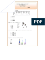 3° Básico Matemáticas Prueba de Diagnóstico