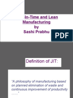 JIT and Lean Manufacturing:by Sashi Prabhu