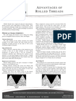 Advantages of Rolled Threads