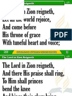 3 The Lord in Zion Reigneth - Pps