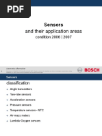 And Their Application Areas: Sensors