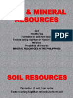Soil & Mineral Resources