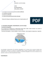 5.1 Crecimiento Demográfico, Industrialización, Uso de La Energía. 5.1.1 Fenómenos Naturales