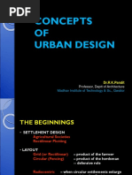 Concepts OF Urban Design: Madhav Institute of Technology & SC., Gwalior