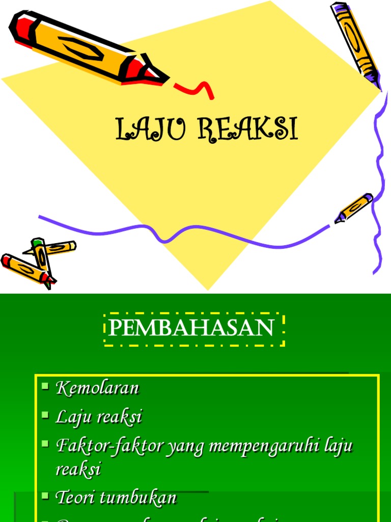 Analisis Laju Reaksi Kimia | PDF