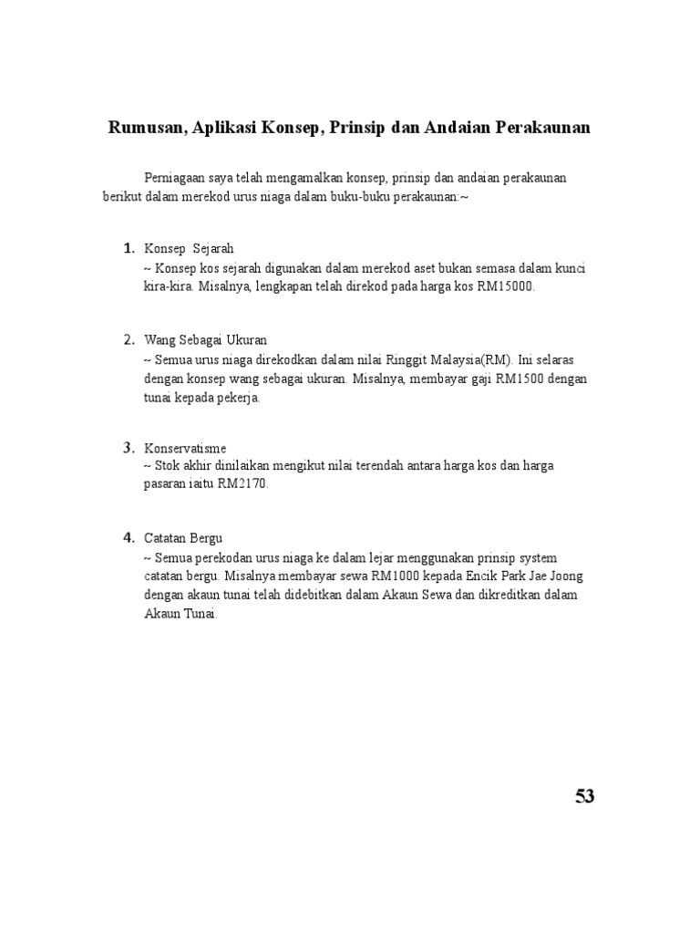 Rumusan Kerja Kursus Prinsip Perakaunan Contoh Rumusan Akaun Folio Sebagai Contoh Saya Telah Merekodkan Nilai Kenderaan Sebanyak Rm60 000 Iaitu Pada Nilai Kos Asalnya Wilderasts