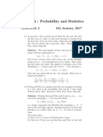 MTH 202: Probability and Statistics: Homework 2 6th January, 2017