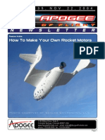 N E W S L E T T E R: How To Make Your Own Rocket Motors