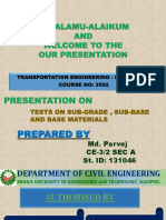 Transportation Engineering - I Sessional COURSE NO: 3502
