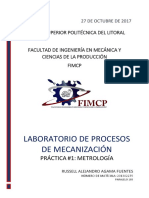 Práctica 1 - Metrología