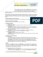 Annex B Template For Proposal Submission