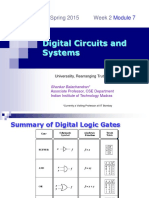 Digital Circuits and Systems: Spring 2015 Week 2