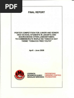 Download Report of Poster Competition in Commemoration of World No Tobacco Day by Indonesia Tobacco SN37022838 doc pdf