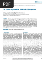 The Vector Algebra War: A Historical Perspective