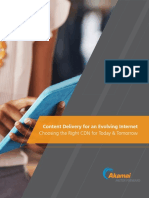 Akamai Content Delivery for an Evolving Internet White Paper