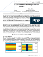 Performance of Lead Rubber Bearing As A Base Isolator