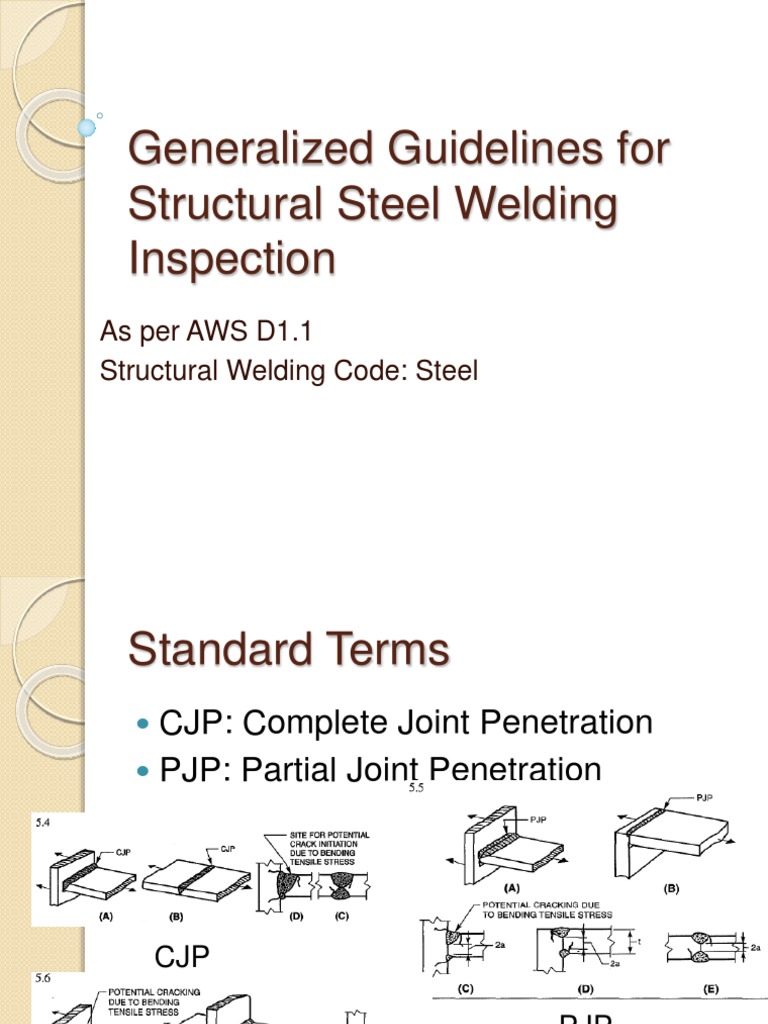 General Guidelines For Structural Steel Welding Inspection
