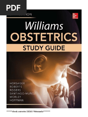 Williams Obstetrics Study Guide, 24th Edition | PDF