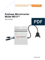 Enphase Microinverter Model M215 ™: Installation and Operation Manual