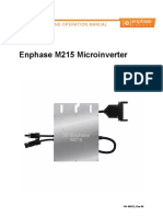 Enphase M215 Microinverter: Installation and Operation Manual