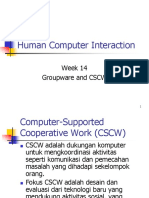 Groupware Dan CSCW