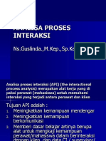 Analisa Proses Interaksi: Ns - Guslinda.,M.Kep.,Sp - Kep.J