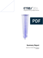 Structural Design Report Exported From Etabs