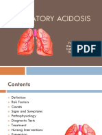 Respiratory Acidosis: Prepared By: Riezel Umaming Kathleen Testado Hazel Alarilla