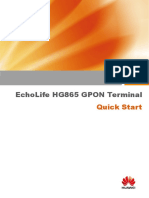 31504262-EchoLife HG865 GPON Terminal Quick Start - (V100R001 05)