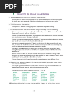 Answers To Group I Questions: Chapter One