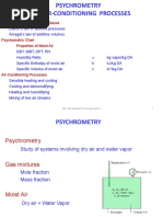 Moist Air As Mixture of Ideal Gases: ME 306 Applied Thermodynamics 1