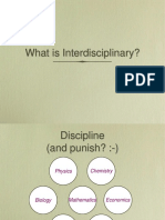 What Is Interdisciplinary?