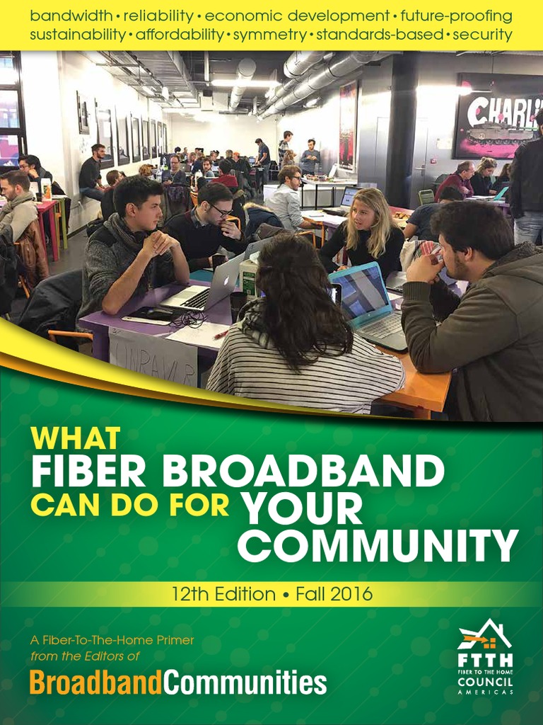 Benefits of Fiber Broadband for Communities | PDF | Fiber To The X ...