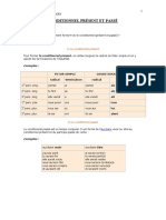 Grammaire Et Exercices Conditionnel Présent Et Passé PDF