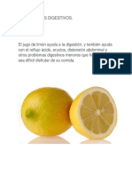 Beneficios Del Limon