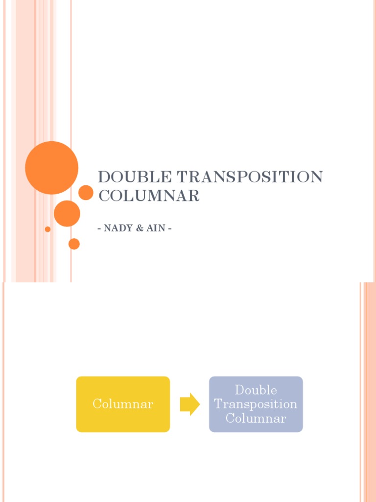 Double Transposition Columnar | PDF