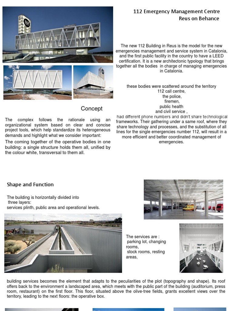 New 112 Emergency Center in Reus | PDF | Atomic Nucleus | Emergency ...