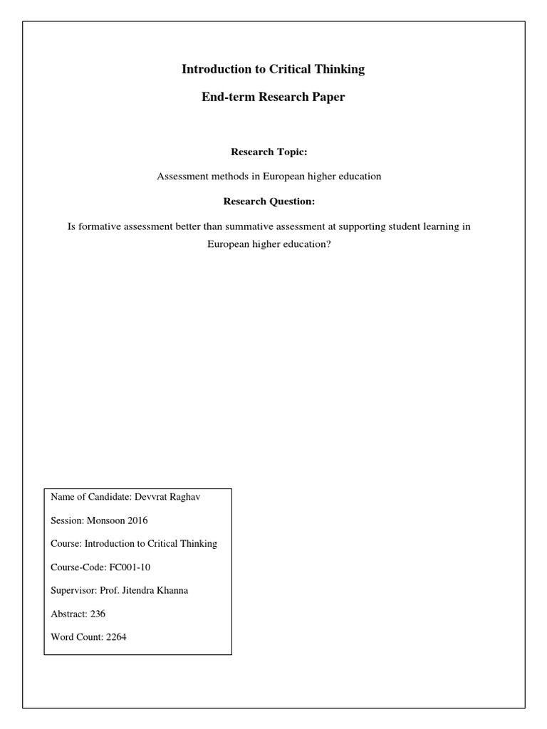 Literature review summative picture