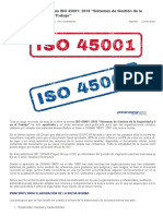 Aprobada La Nueva Norma ISO 45001_ 2018 _SIG SST
