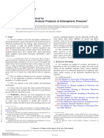 Distillation of Petroleum Products at Atmospheric Pressure: Standard Test Method For